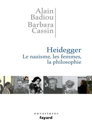 cover image of Heidegger. Les femmes, le nazisme et la philosophie